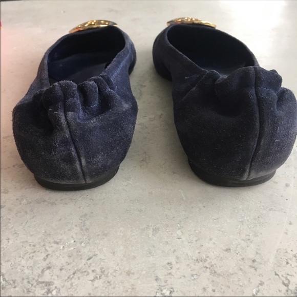 Tory Burch Suede Reva Ballet Flats, 6.5 - Picture 3 of 6
